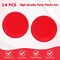 49Pcs Red Birthday Party Decorations Red Party Supplies Set Include Plates Napkins and Tablecloth, Red Dessert Plates,Disposable Cake Plates Red Tableware for Birthday Wedding Graduation Party